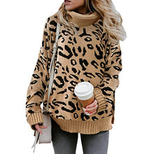Lea | Leopardenpullover für Damen in Braun
