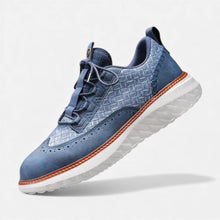 Herren Sneaker mit Strukturdesign in Blau