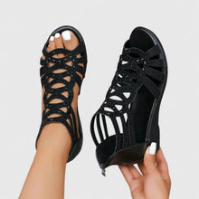 Mielle™ - Modische Orthopädische Damensandalen in Schwarz