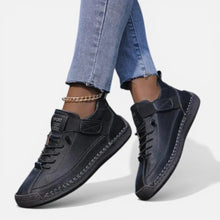 Orthopädische Freizeitschuhe Knöchelhoch Elastischer Verschluss in Schwarz