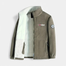 Fleecejacke Herren mit Weichem Innenfutter in Khaki