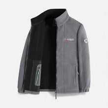 Fleecejacke Herren mit Weichem Innenfutter in Grau