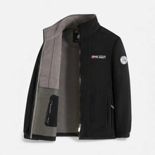 Fleecejacke Herren mit Weichem Innenfutter in Schwarz