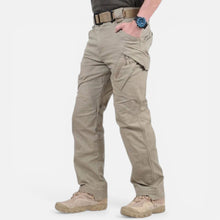 Herren Cargohose mit mehreren Taschen und robustem Design in Beige
