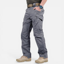 Herren Cargohose mit mehreren Taschen und robustem Design in Grau