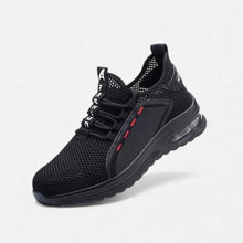 Herren Sportschuhe mit atmungsaktivem Mesh Obermaterial in Schwarz