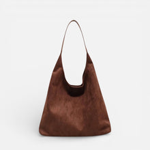 Damen Schultertasche Hobo Tasche mit weicher Form in Braun