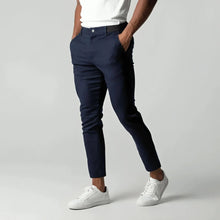 Stretch-Chino-Hose für Herren in Marineblau
