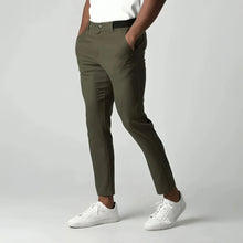 Stretch-Chino-Hose für Herren in Grün