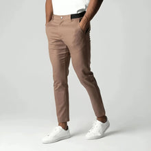 Stretch-Chino-Hose für Herren in Braun