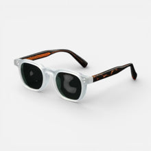 Unisex Sonnenbrille Rechteckige Form in Weiß