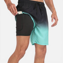 Oliver | Herren Badehose Handy Tasche – Badeshorts mit Integrierter Tasche Strand 2026 in Schwarz