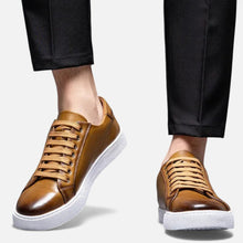 Herren Ledersneaker in Khaki
