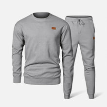 Herren Trainingsanzug mit Strukturdesign in Grau