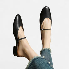 Elegante Mules mit Blockabsatz für Damen in Schwarz