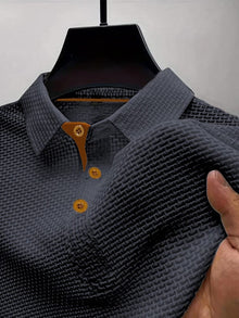 Luftige & Moderne Herren Polo in Dunkelgrau