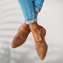 Yvonne – Damen-Slipper aus Wildleder in Braun