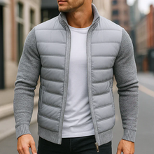 Finnley™ | STRICK STEPPJACKE in Hellgrau