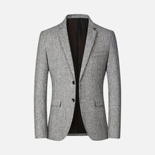 Klassische Herren Business Blazerjacke in Grau