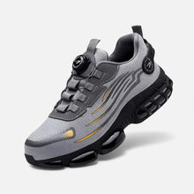 Sportlicher Herren Sneaker mit robuster Profilsohle in Grau