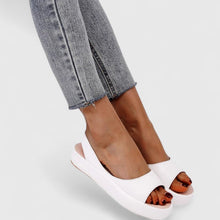Damen Sommer Orthopädische Plateau Sandalen in Weiß