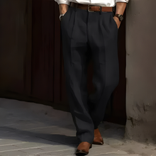 Lennart – Vielseitige Herrenhose im eleganten Design in Schwarz