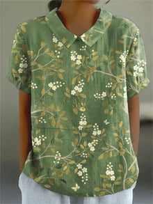 Inca | Kunstvolle Blumenbluse in Blumenmuster 8