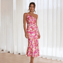 Jenny | Stylisches Sommer-Blumenkleid in Rosa