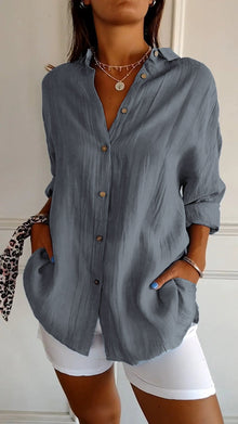Philomara | Klassische Bluse in Grau