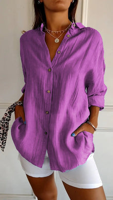 Philomara | Klassische Bluse in Lila