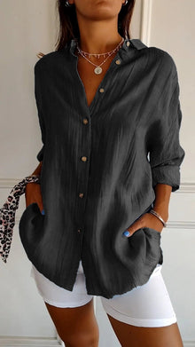 Philomara | Klassische Bluse in Schwarz