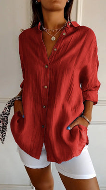 Philomara | Klassische Bluse in Rot