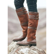 Katarina | Damen Bequeme Wasserdichte Schuhe Stiefel in Braun