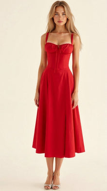 Kiana | Taillenkleid in Rot