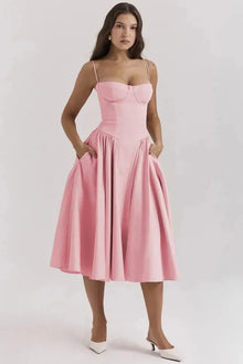 Kiki | Retro Midikleid in Rosa