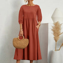 Klara | Klassisches Sommerkleid in Orange