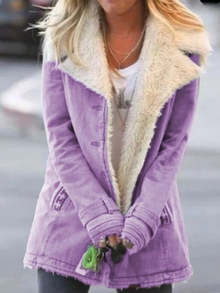 Lara | Komfort-Jacke für Damen im Herbst in Violett