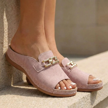 Kylie | Damen Stilvolle Sandalen Offen in Rosa