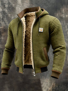 Moritz | Langarmjacke mit Taschen Jacket in Olivgrün