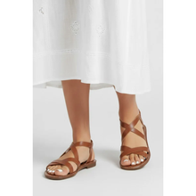 Valerie | Damen Sommer Sandalen Für Urlaub in Braun