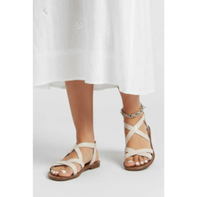 Valerie | Damen Sommer Sandalen Für Urlaub in Weiß