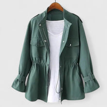 Frieda | Leichte Damen Übergangsjacke für Herbst in Grün