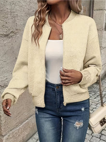 Mia | Leichte Elegante Jacke für den Sommer in Aprikose