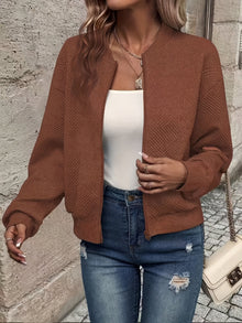 Mia | Leichte Elegante Jacke für den Sommer in Dunkelbraun