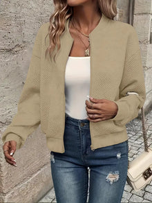 Mia | Leichte Elegante Jacke für den Sommer in Khaki