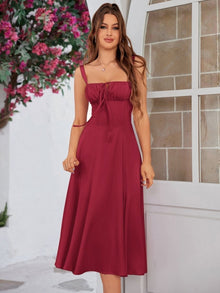 Lena | Elegantes Sommerkleid in Rot