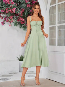 Lena | Elegantes Sommerkleid in Grün