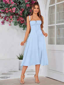 Lena | Elegantes Sommerkleid in Hellblau