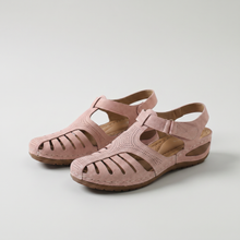 Leni – Komfort Sandalen mit sanfter Erhöhung in Rosa
