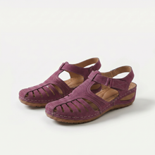 Leni – Komfort Sandalen mit sanfter Erhöhung in Lila